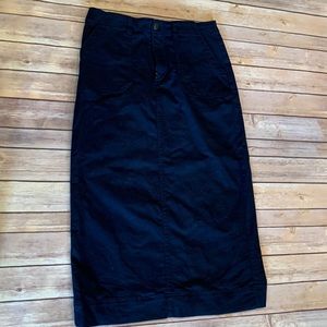 Navy Christopher and Banks Skirt